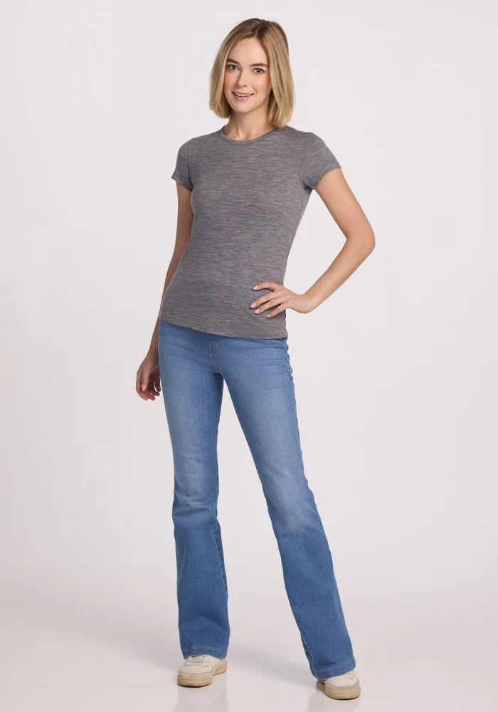 Addie Crew Neck - Graphite Heather - Image 6