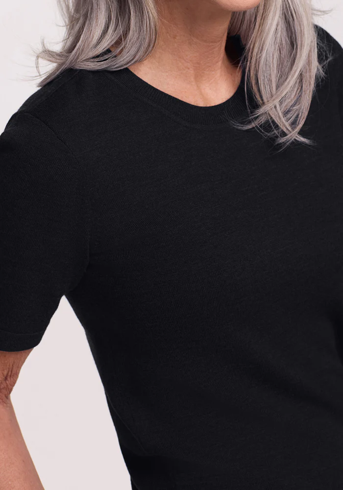 Anna Crew Sweater - Black - Image 2
