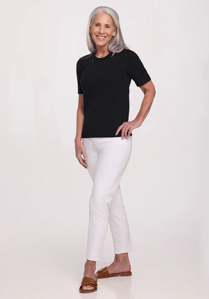Anna Crew Sweater - Black - Image 5