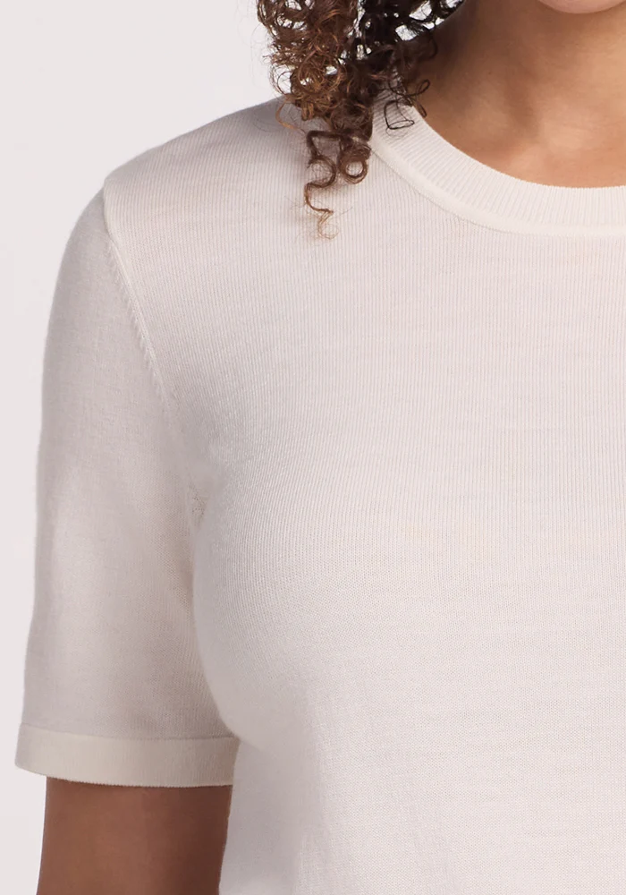 Anna Crew Sweater - Dewdrop Pearl - Image 3