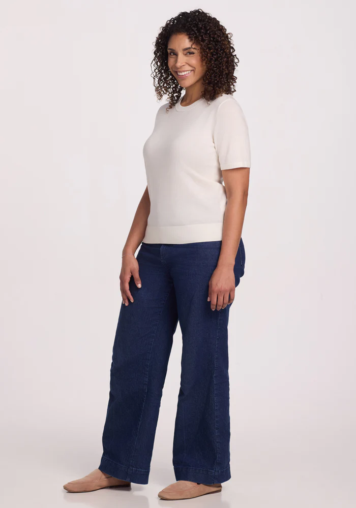 Anna Crew Sweater - Dewdrop Pearl - Image 6