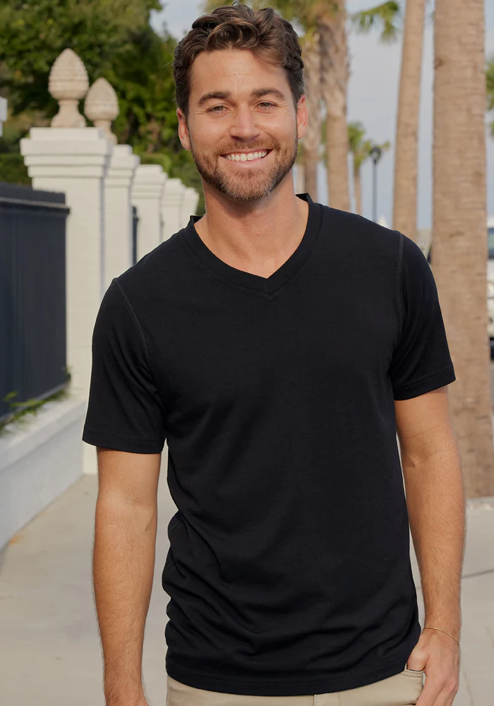 Ashton V Neck - Graphite Heather - Image 7
