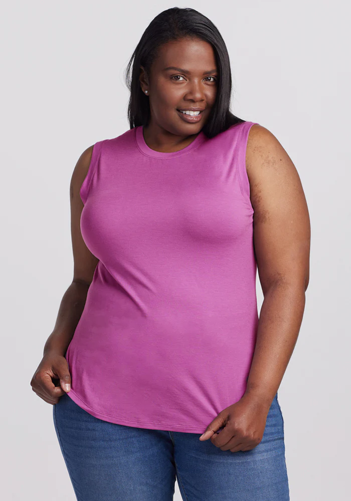 Bella Tunic Top - Purple Wine - Image 7