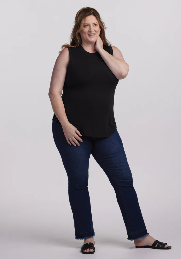Bella Tunic Top - Black - Image 11