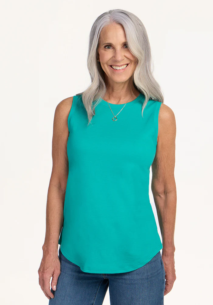 Bella Tunic Top - Cool Jade