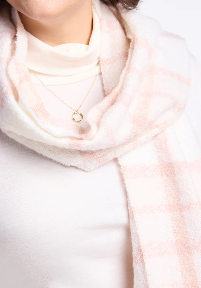 Bradie Scarf - Mauve Plaid - Image 10