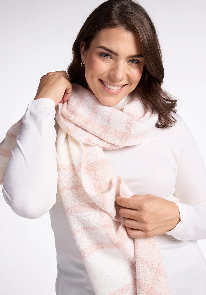 Bradie Scarf - Mauve Plaid - Image 3