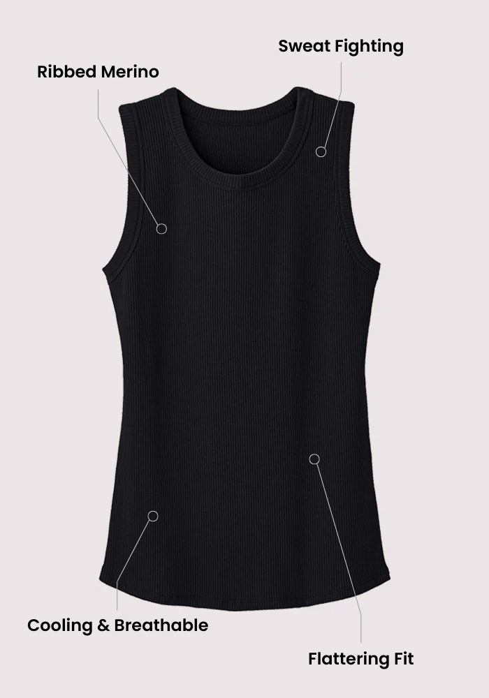 Raegan Ribbed Tank Top - Sienna Kiss - Image 8