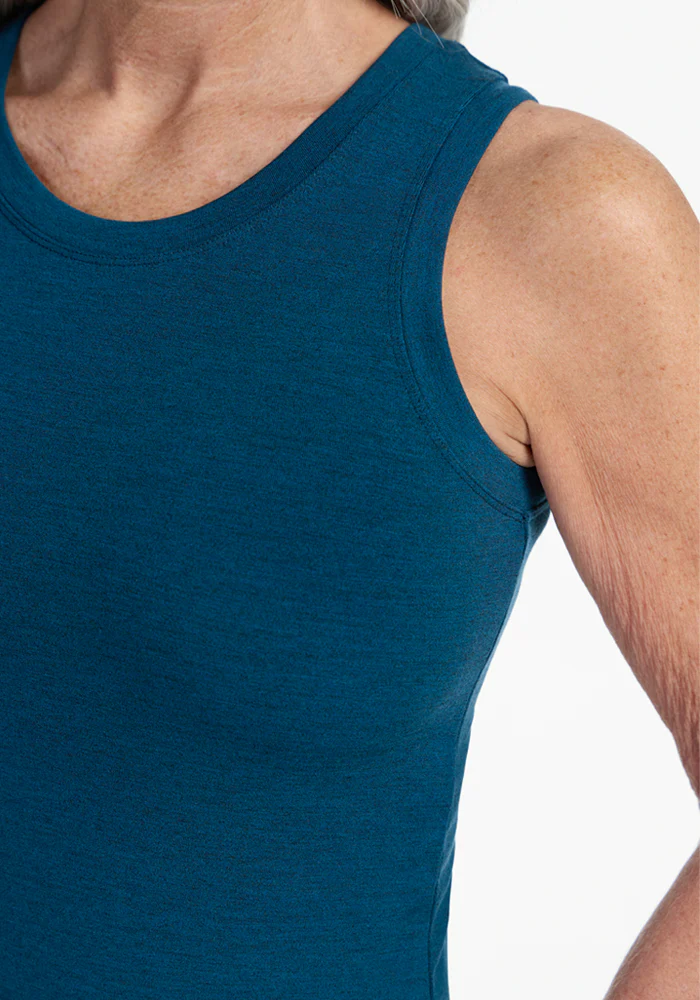 Ava Tank Top - Majolica Blue - Image 2