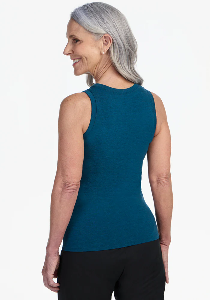 Ava Tank Top - Majolica Blue - Image 5