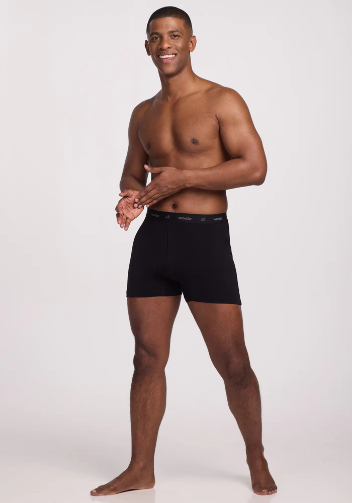 Breathe Boxer Shorts - Black - Image 9
