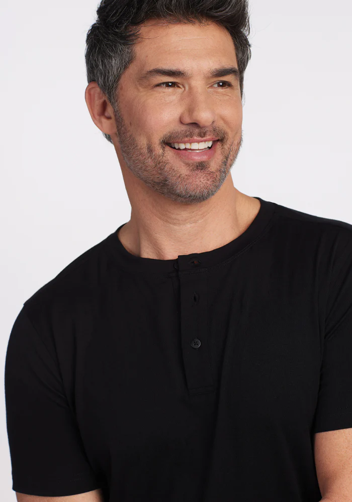 Bronx Henley - Black - Image 3
