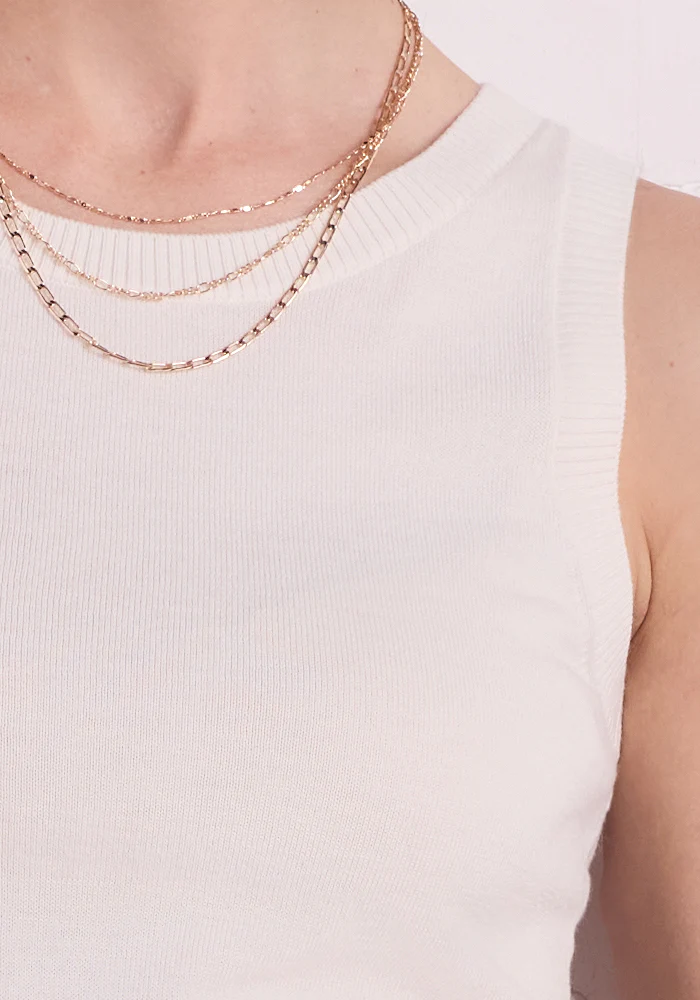 Chessy Tank Top - Dewdrop Pearl - Image 4