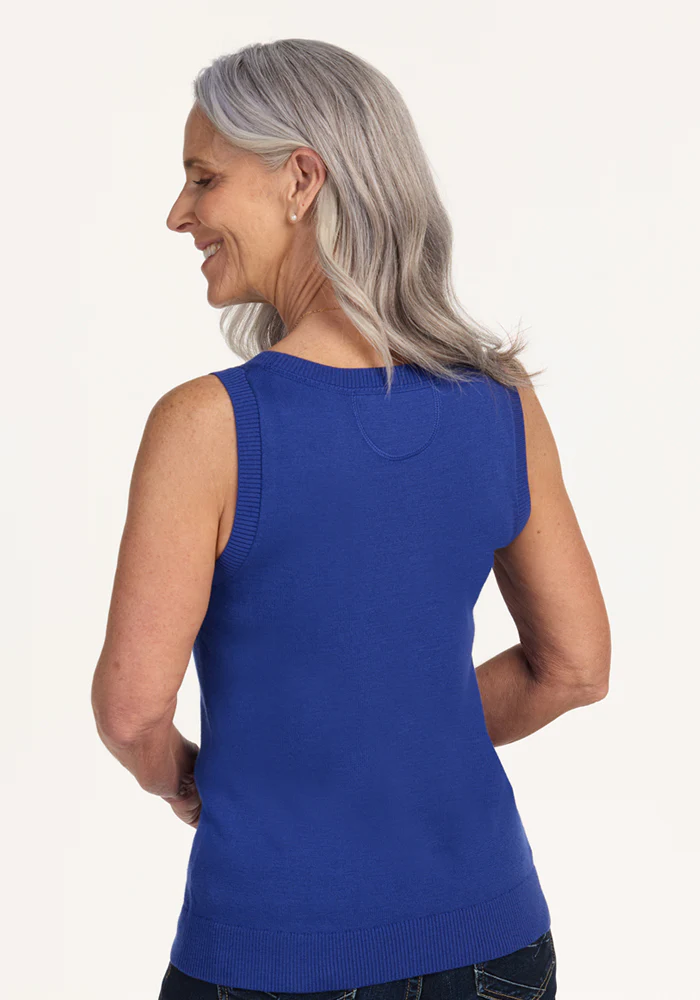 Chessy Tank Top - Royal Blue - Image 6
