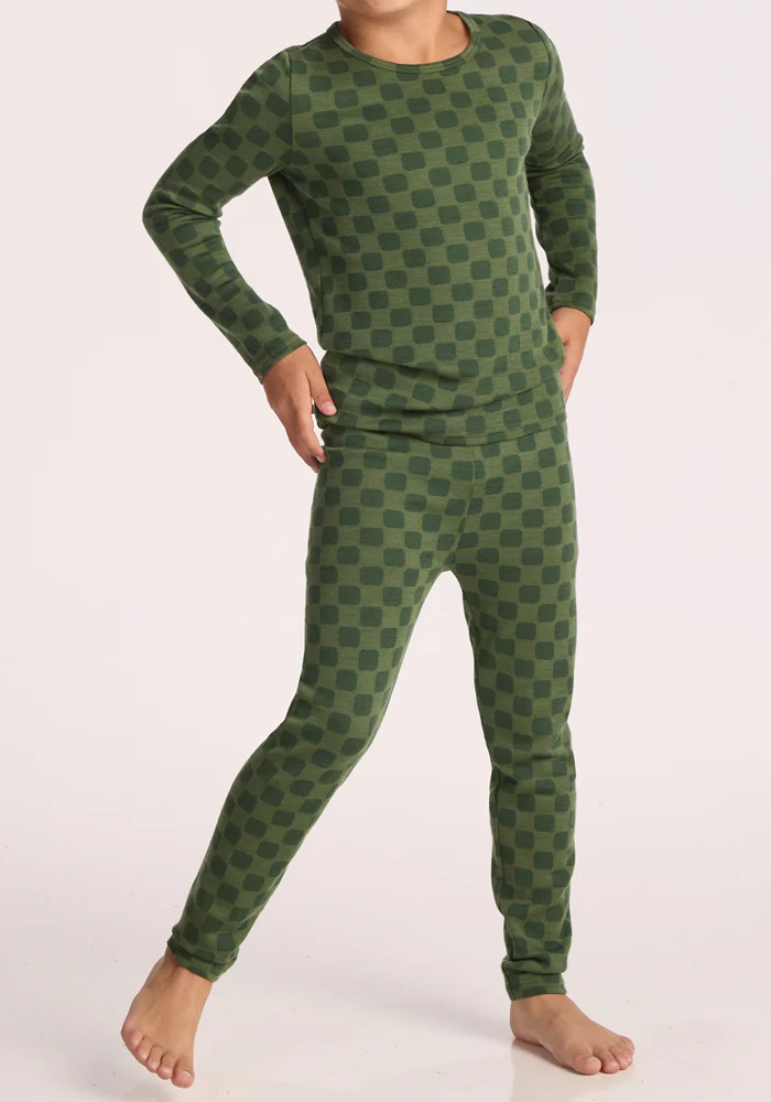 Kids Explorer Base Layer Bottoms - Frog Hop - Image 4