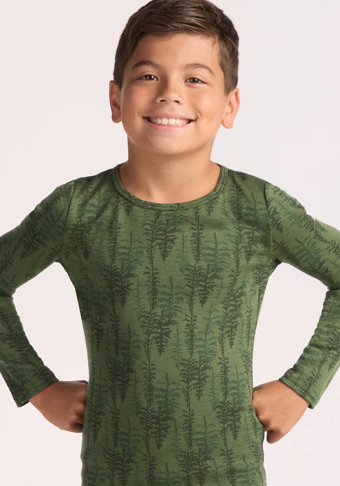 Kids Explorer Base Layer Top - Forest Friends - Image 7