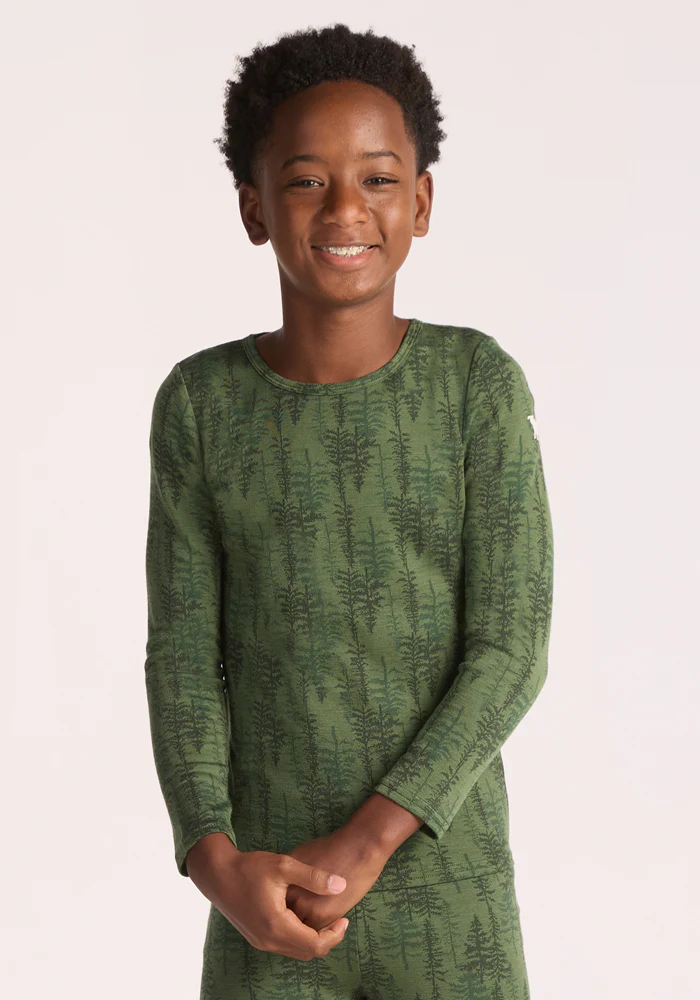 Kids Explorer Base Layer Top - Forest Friends - Image 8