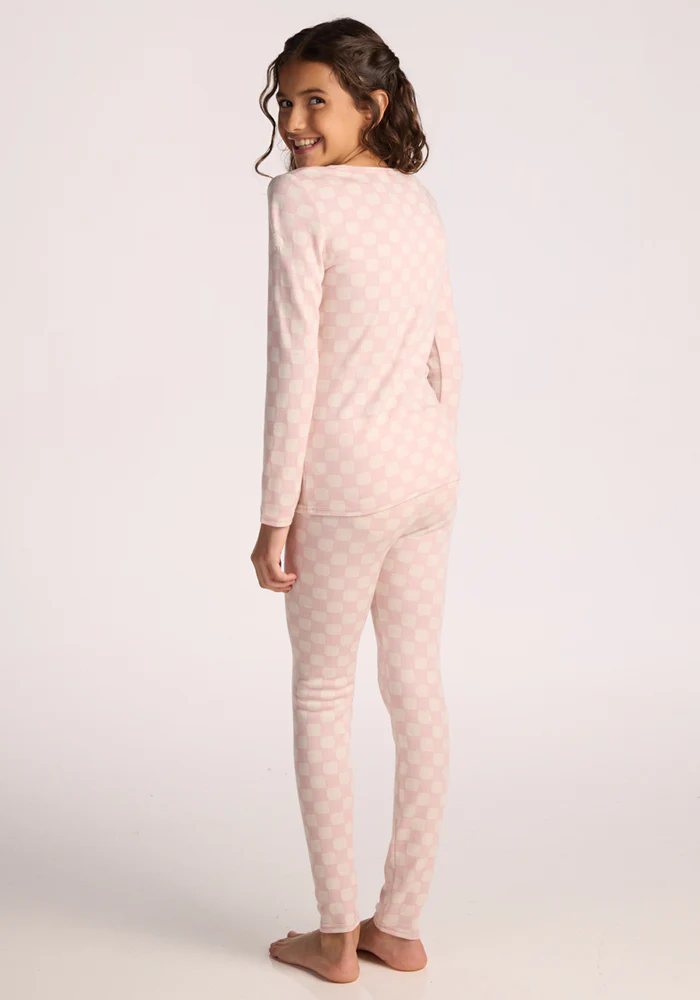 Kids Explorer Base Layer Bottoms - Hopscotch Pink - Image 12