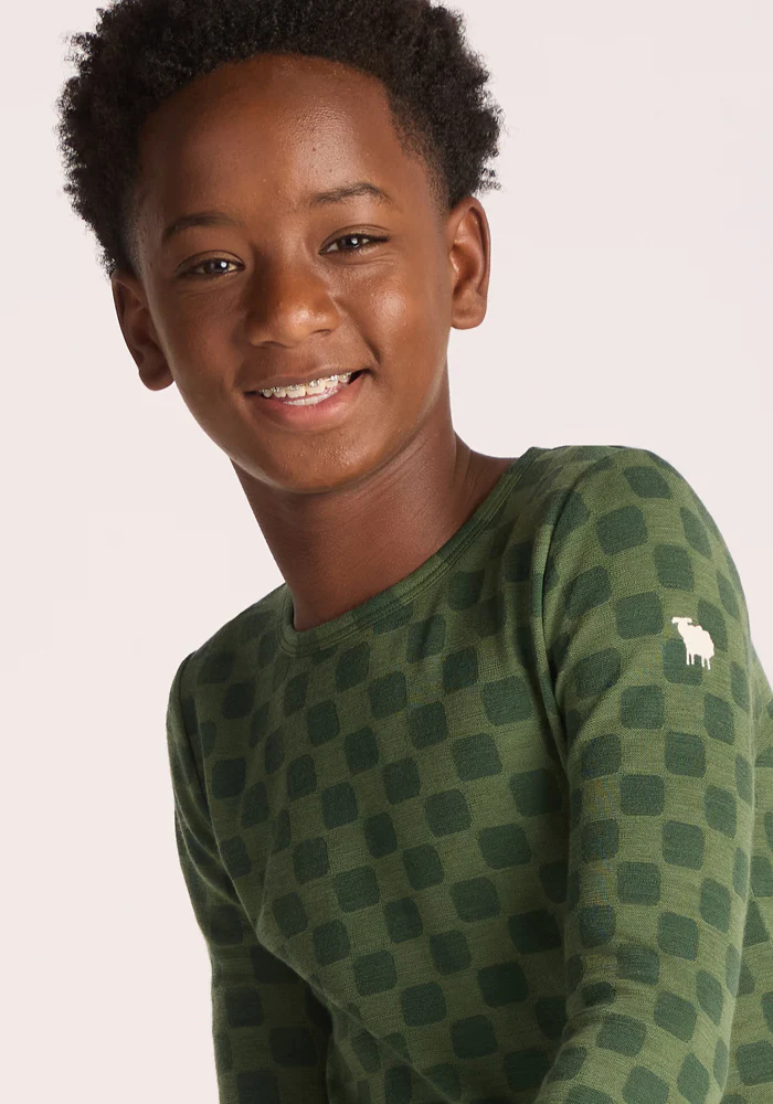 Kids Explorer Base Layer Top - Frog Hop - Image 5