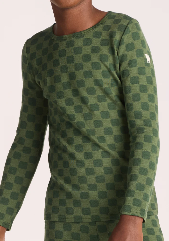 Kids Explorer Base Layer Top - Frog Hop - Image 6