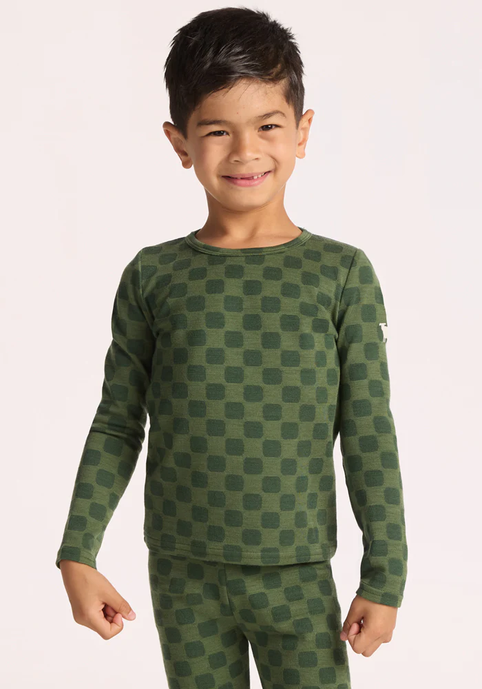 Kids Explorer Base Layer Top - Frog Hop - Image 8