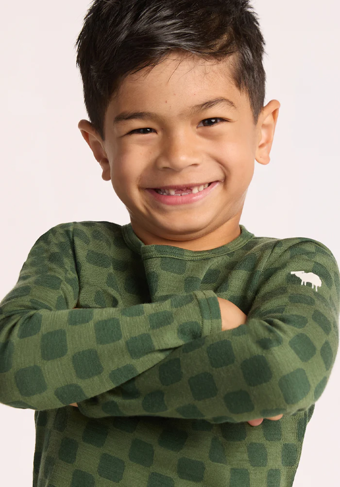 Kids Explorer Base Layer Top - Frog Hop - Image 9