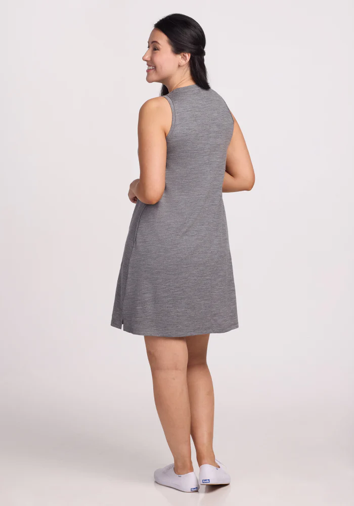 Clara Dress - Graphite Heather - Image 6