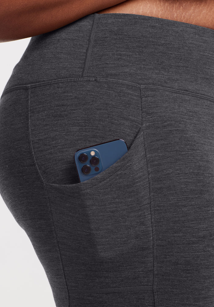 Piper Pocket Leggings - Cinder Melange - Image 10