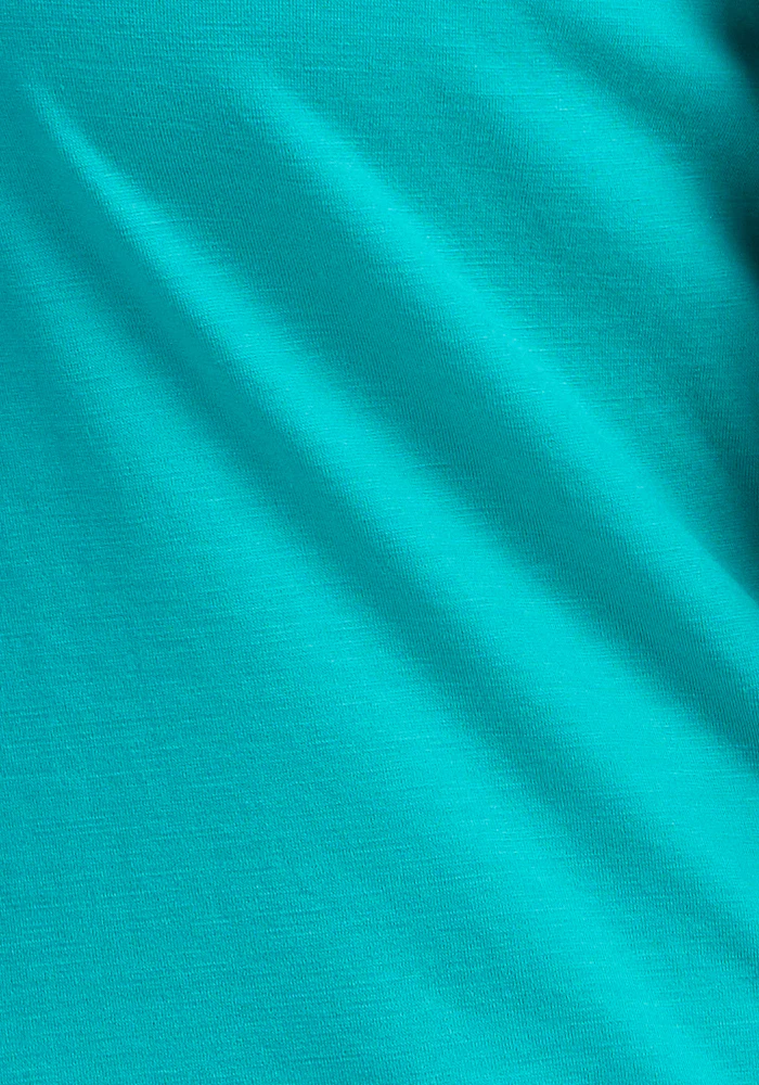 Elena 3/4 Sleeve V Neck - Cool Jade - Image 15
