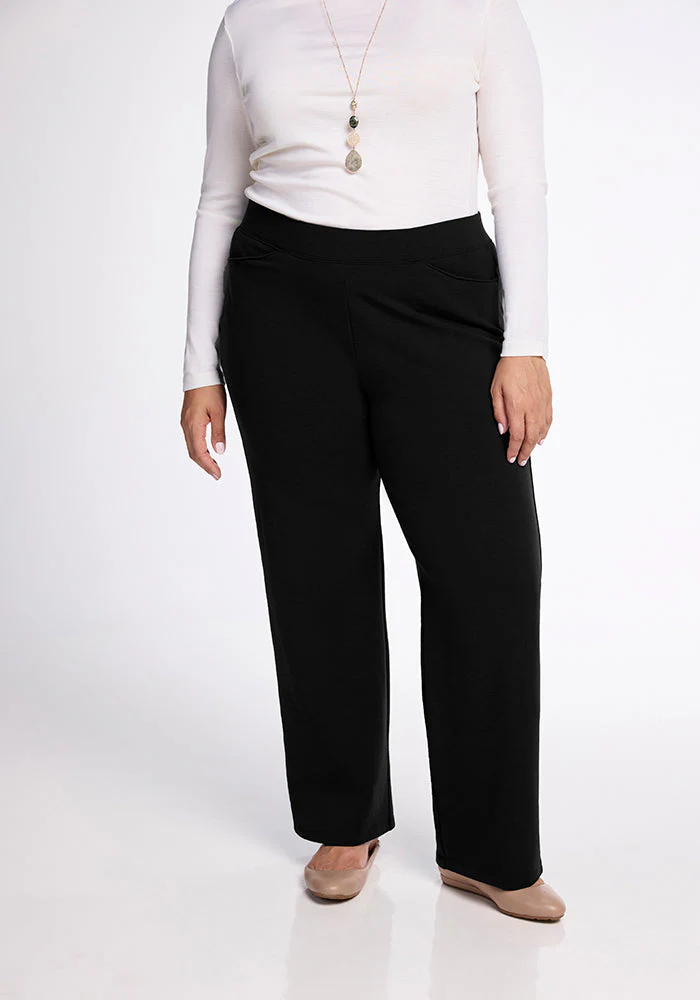 Ellie Wide Leg Pants - Black - Image 8