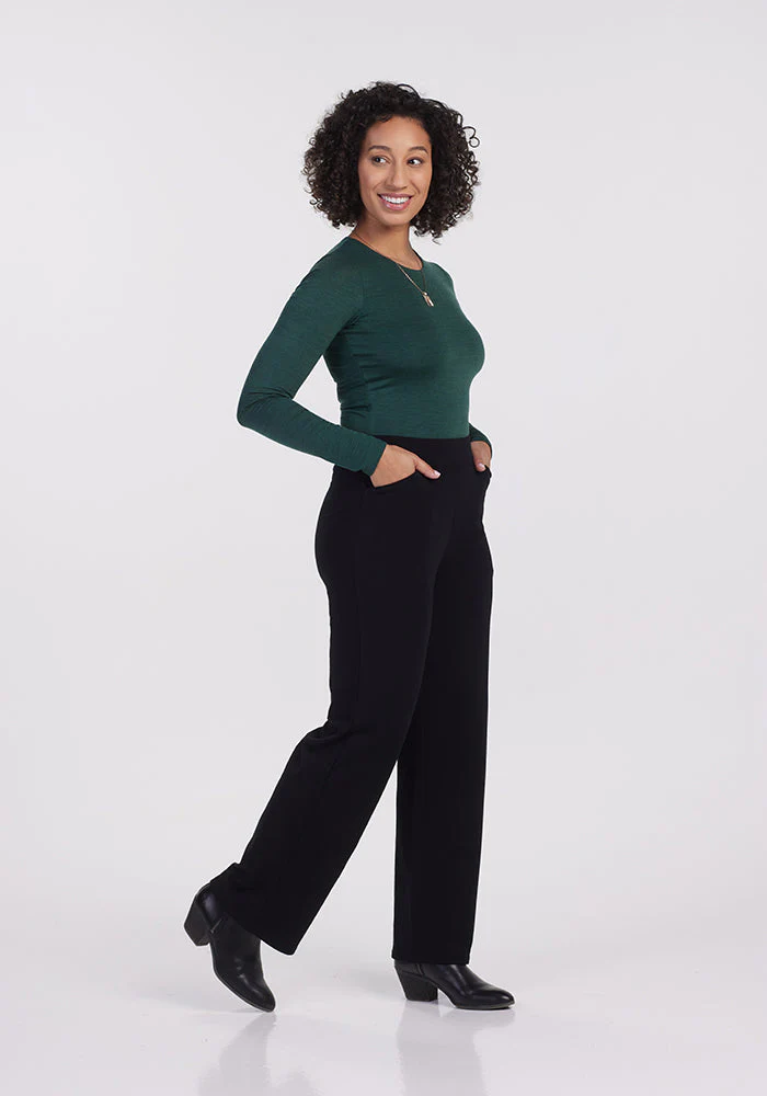 Ellie Wide Leg Pants - Petite - Image 6