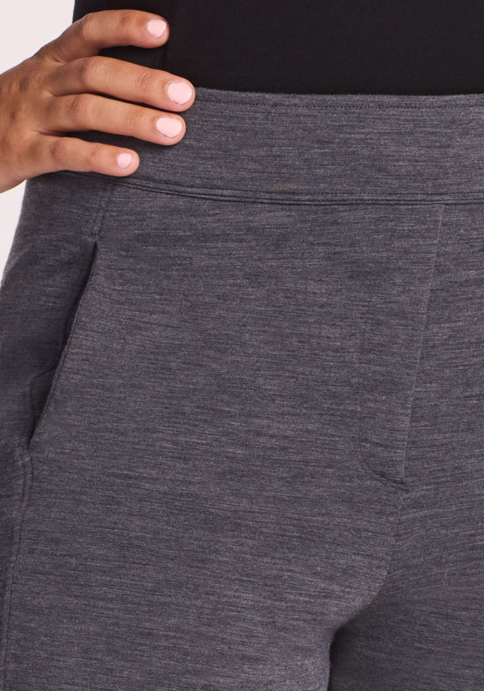 Emerson Straight Leg Pants Petite - Cinder Melange - Image 4