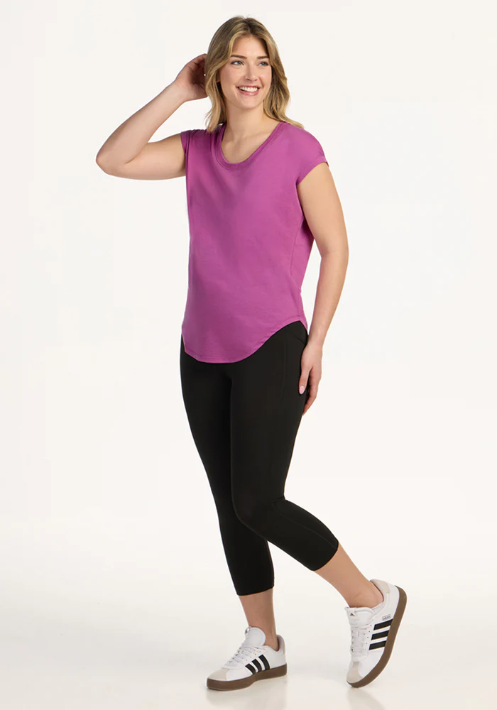Gabi Tunic Top - Purple Wine - Image 5