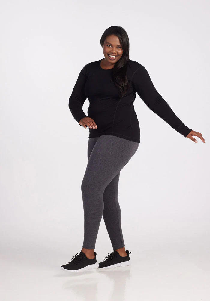 Hannah Long Sleeve Top - Black - Image 10