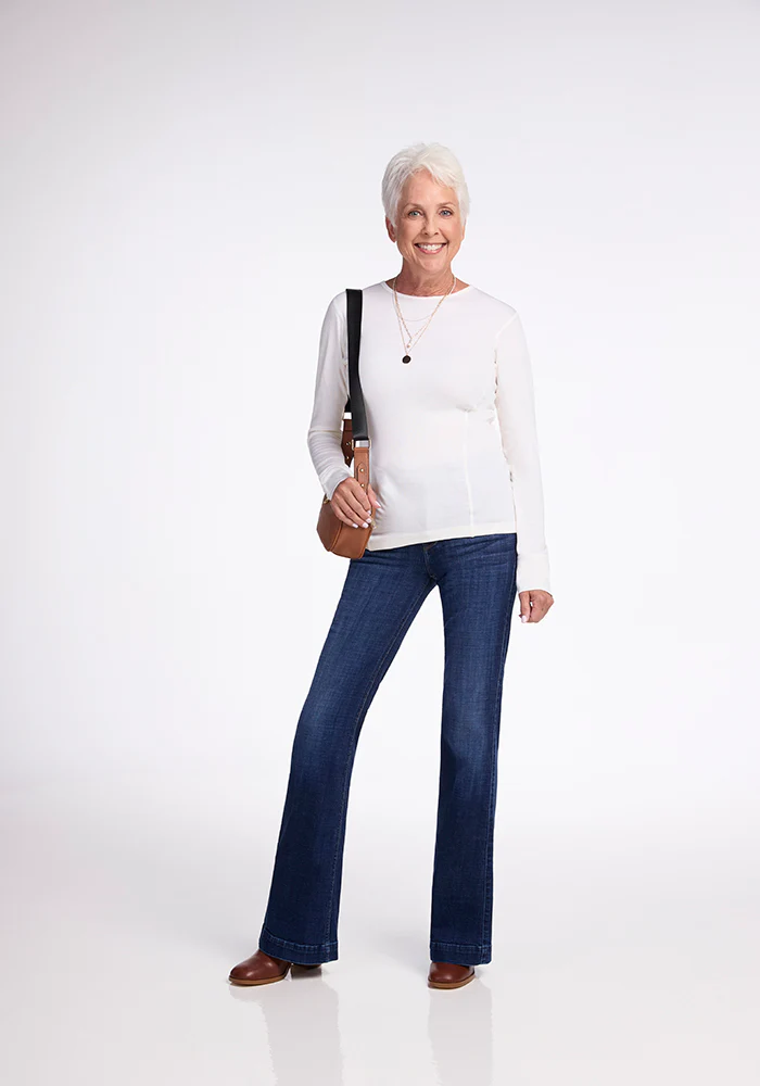 Hannah Long Sleeve Top - Buttercream - Image 14