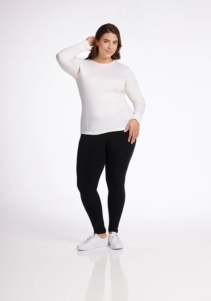 Hannah Long Sleeve Top - Buttercream - Image 3