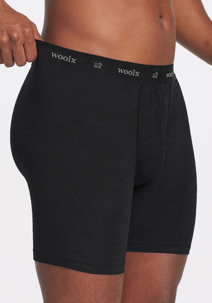 Jazzy No Fly Boxer Briefs - Black - Image 2