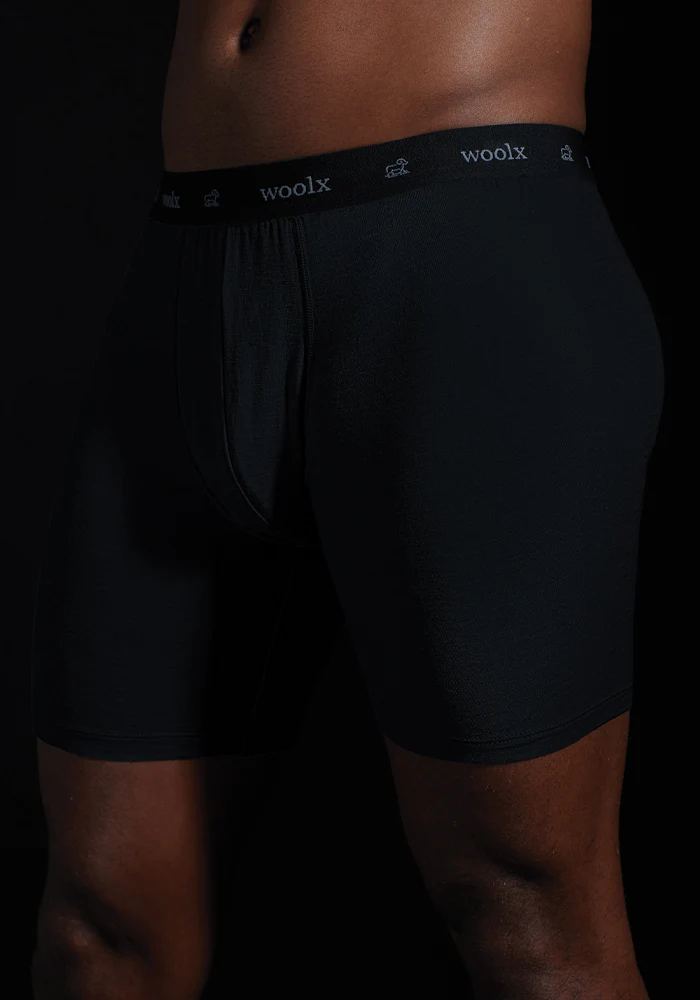 Jazzy No Fly Boxer Briefs - Black - Image 3