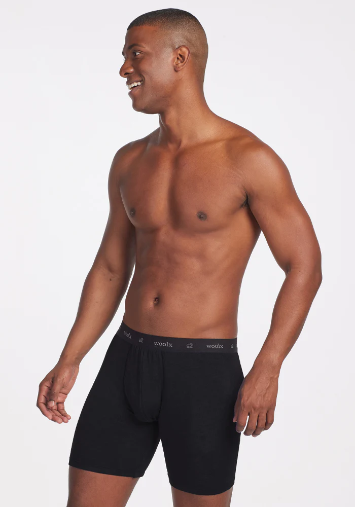 Jazzy No Fly Boxer Briefs - Black - Image 4