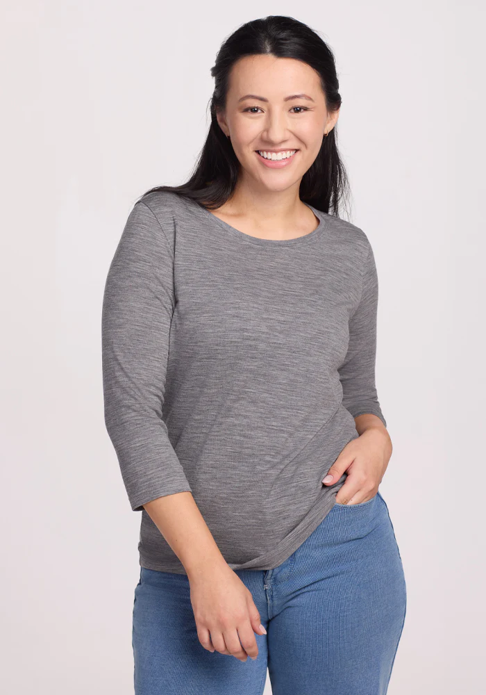 Jenny 3/4 Sleeve Crew Neck - Image 12