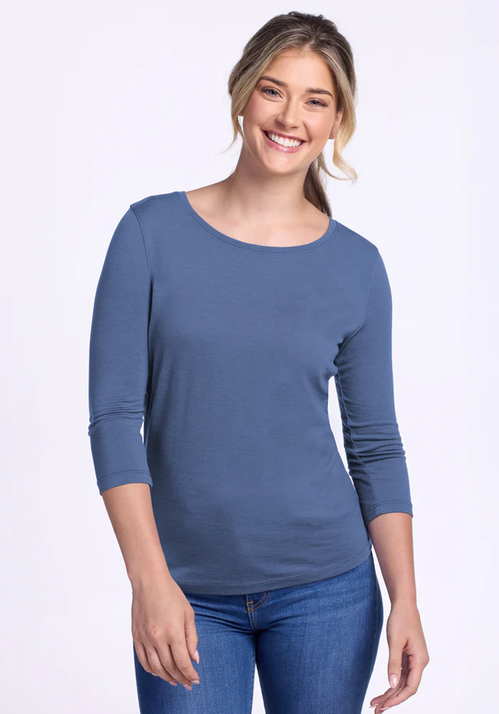 Jenny 3/4 Sleeve Crew Neck - Image 6