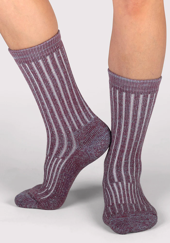 Womens Joey Crew Socks - Wildflower - Image 7