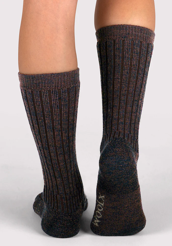 Womens Joey Mid Calf Socks - Dark Espresso - Image 10