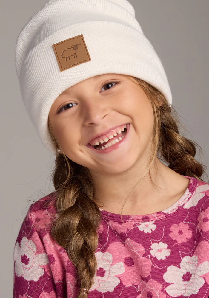 Kids Baylor Beanie - Whipped Cream - Image 3