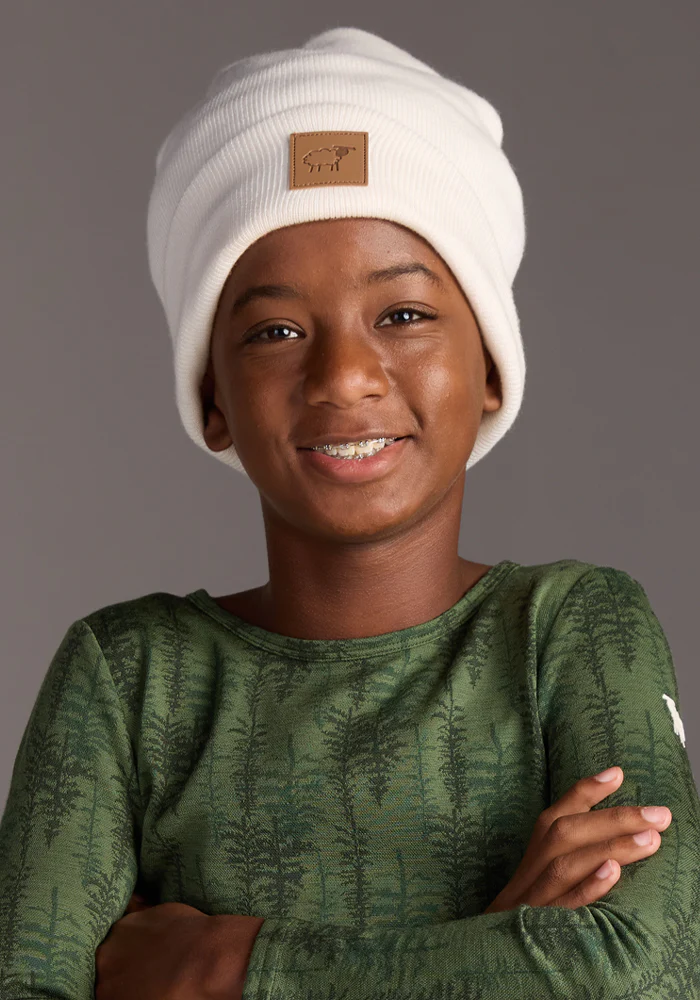 Kids Baylor Beanie - Whipped Cream - Image 5