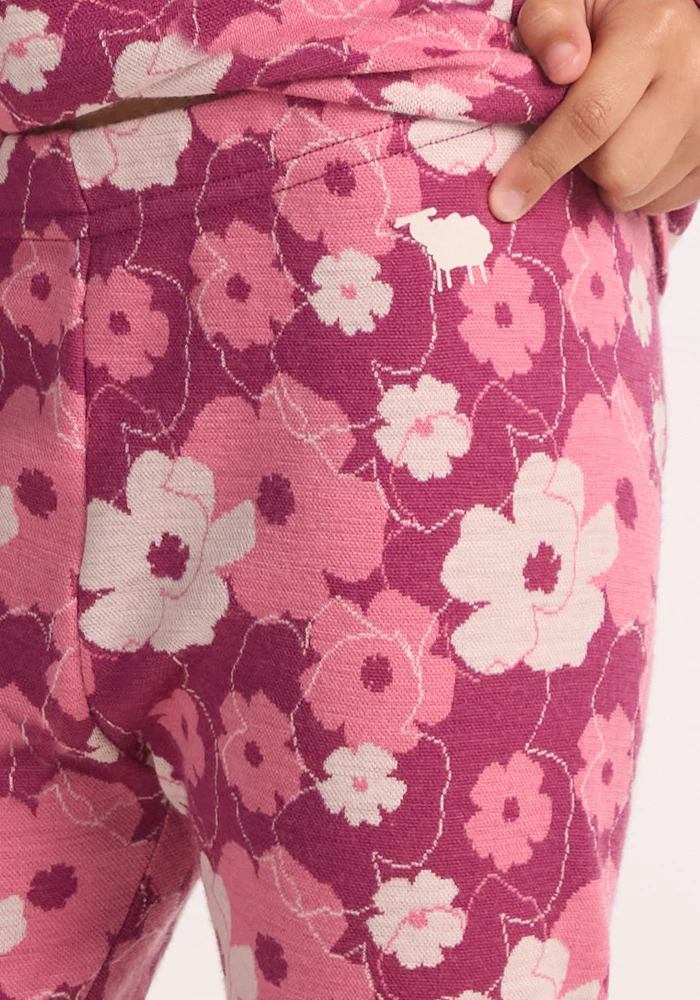 Kids Explorer Base Layer Bottoms - Rosie Posie - Image 2