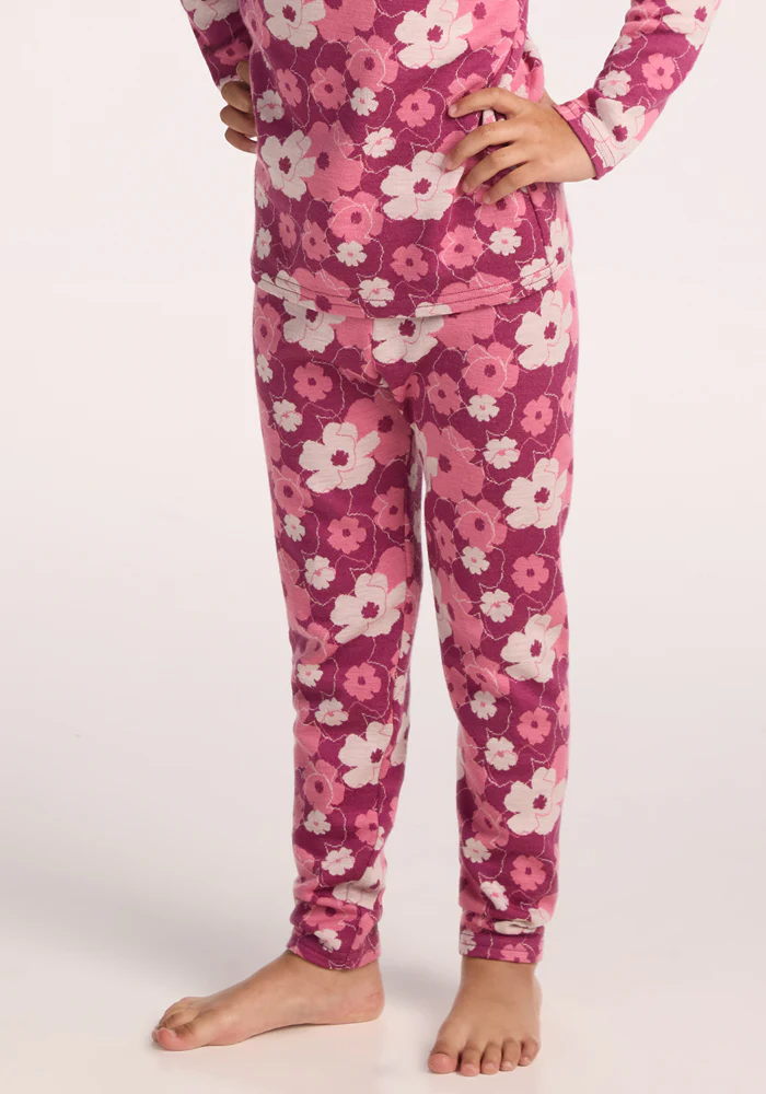 Kids Explorer Base Layer Bottoms - Rosie Posie - Image 6