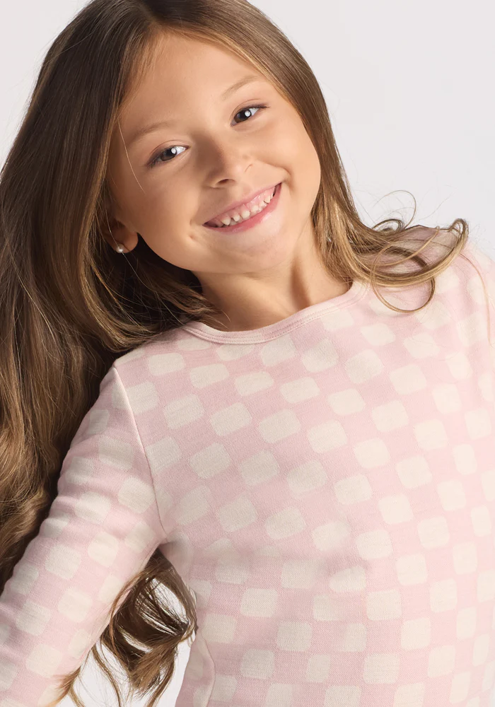 Kids Explorer Base Layer Top - Hopscotch Pink - Image 22