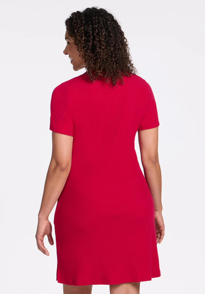 Harlowe Ribbed Dress - Poppy Spark - Image 6