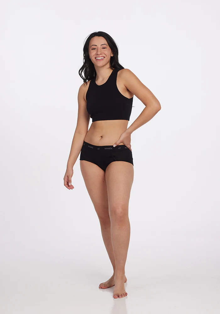 Lila Boy Shorts - Black - Image 4